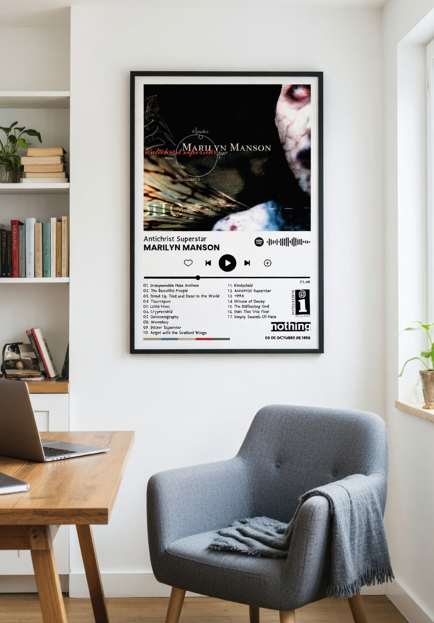 Poster Marilyn Manson - Antichrist Superstar (1996) | Estilo Spotify