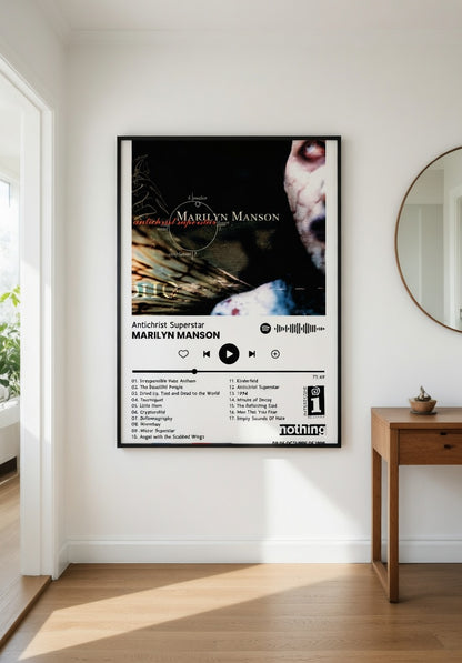 Poster Marilyn Manson - Antichrist Superstar (1996) | Estilo Spotify